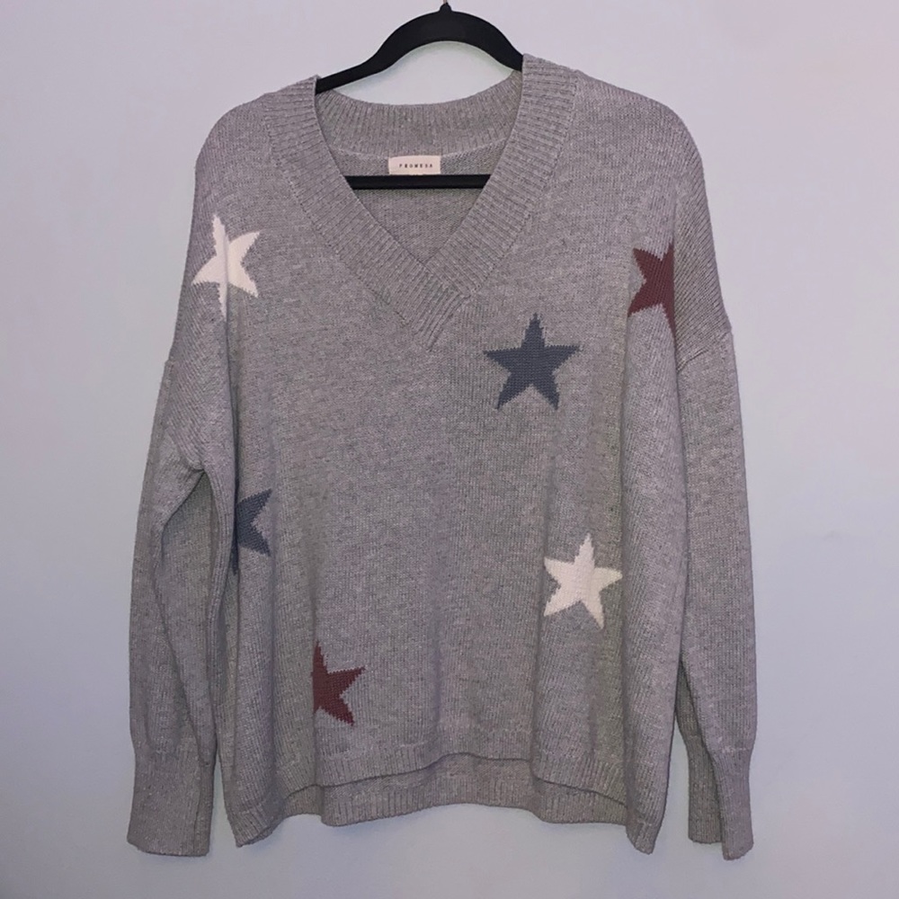 grey sweater